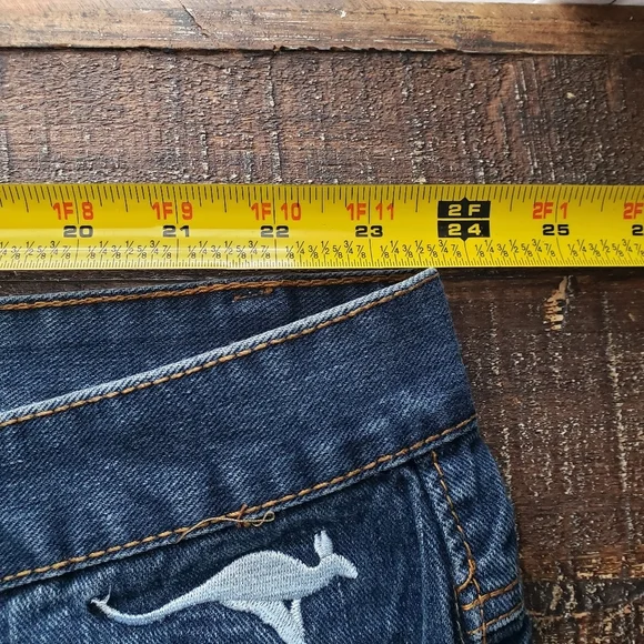 Vintage Coogi Aussie Men's Baggy Embroidered British Flag Y2K Jeans Sz 48 X 32 - Picture 12 of 13